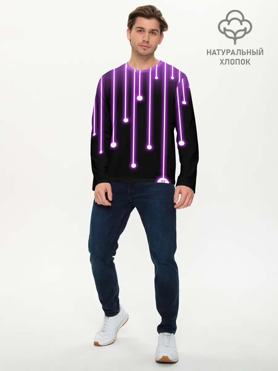 Мужской лонгслив базовый / LIGHT (P007_P004ooo2912317, P004ooo2912317)