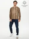 Мужской лонгслив базовый / Texture. Wood (P007_P004ooo2915557, P004ooo2915557)