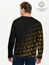 Мужской лонгслив базовый / BINANCE / БИНАНС / БАНАН (P007_P004ooo2915581, P004ooo2915581)