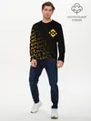 Мужской лонгслив базовый / BINANCE / БИНАНС / БАНАН (P007_P004ooo2915581, P004ooo2915581)