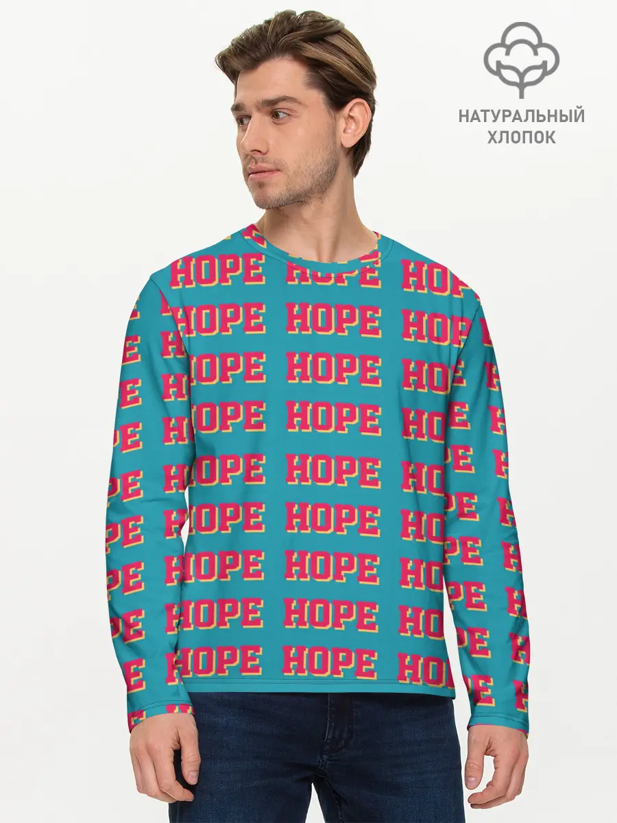 Мужской лонгслив базовый / BTS | HOPE (P007_P004ooo2915795, P004ooo2915795)