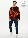 Мужской лонгслив базовый / Курама / Девятихвостый (P007_P004ooo2915869, P004ooo2915869)