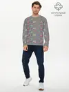Мужской лонгслив базовый / Касеты и ноты (P007_P004ooo2916311, P004ooo2916311)