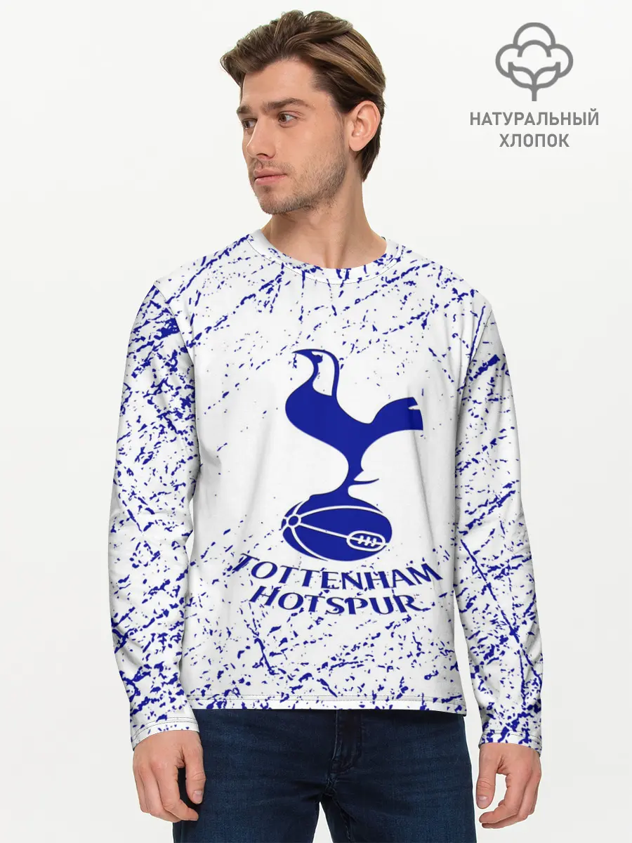 Мужской лонгслив базовый / tottenham. (P007_P004ooo2916829, P004ooo2916829)