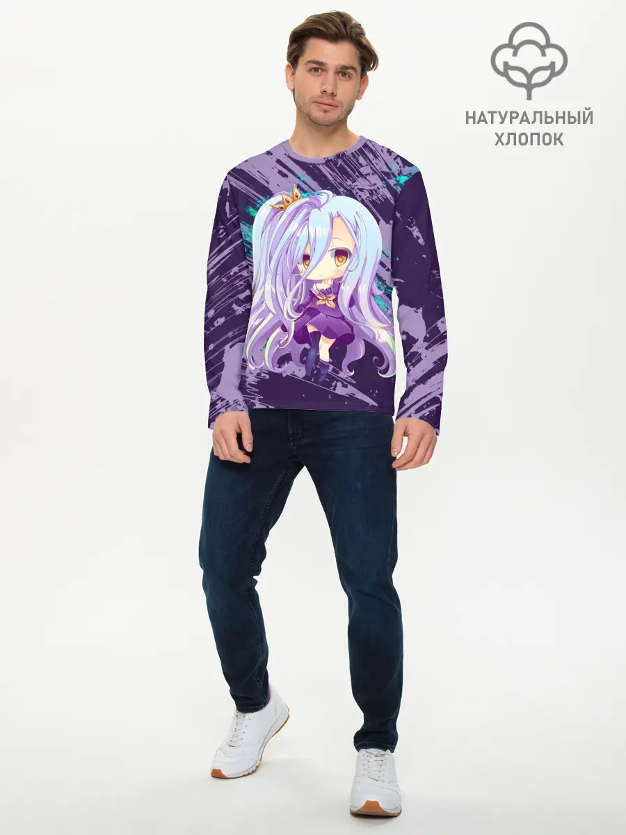 Мужской лонгслив базовый / Shiro art (P007_P004ooo2917213, P004ooo2917213)