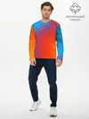 Мужской лонгслив базовый / ГРАДИЕНТ АБСТРАКЦИЯ / GRADIENT (P007_P004ooo2918259, P004ooo2918259)