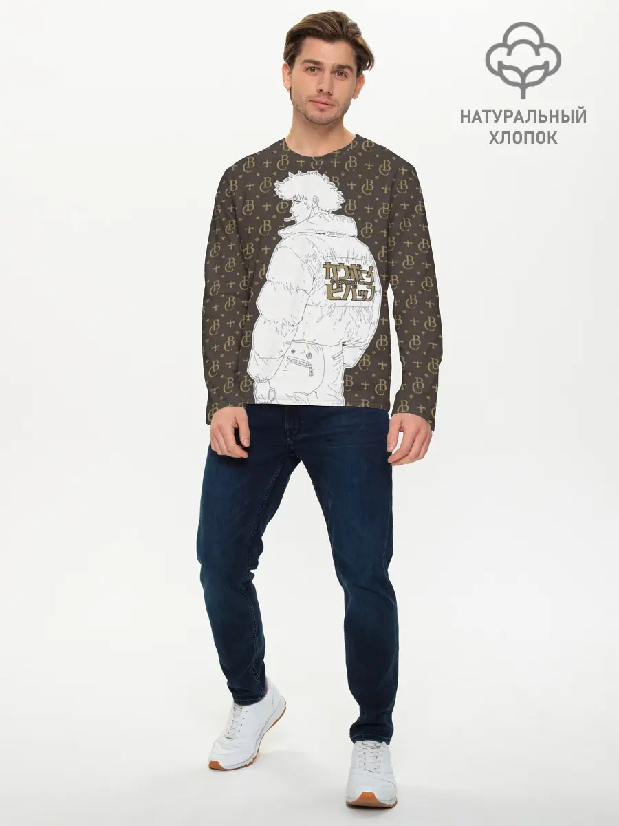 Мужской лонгслив базовый / Cowboy Bebop fashion (P007_P004ooo2918483, P004ooo2918483)