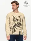 Мужской лонгслив базовый / Kitsune Tomoe (P007_P004ooo2919147, P004ooo2919147)