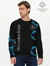 Мужской лонгслив базовый / Mercedes | Мерседес | Неон (P007_P004ooo2918961, P004ooo2918961)