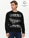 Мужской лонгслив базовый / Chess Lover | Любитель шахмат (P007_P004ooo2919489, P004ooo2919489)