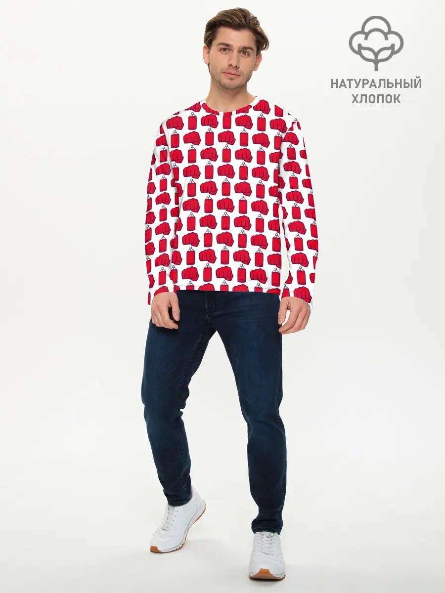 Мужской лонгслив базовый / Бокс (P007_P004ooo2920743, P004ooo2920743)