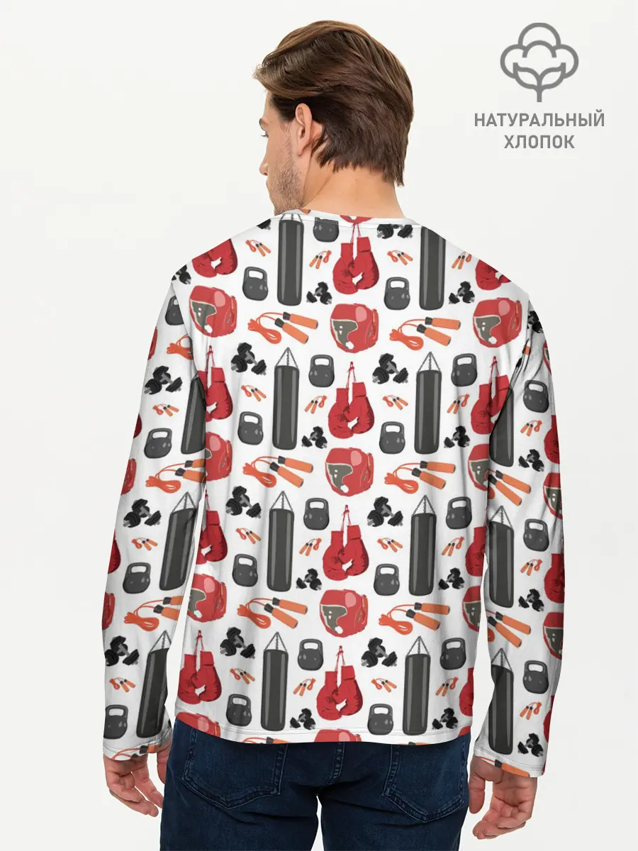 Мужской лонгслив базовый / Бокс (P007_P004ooo2920761, P004ooo2920761)