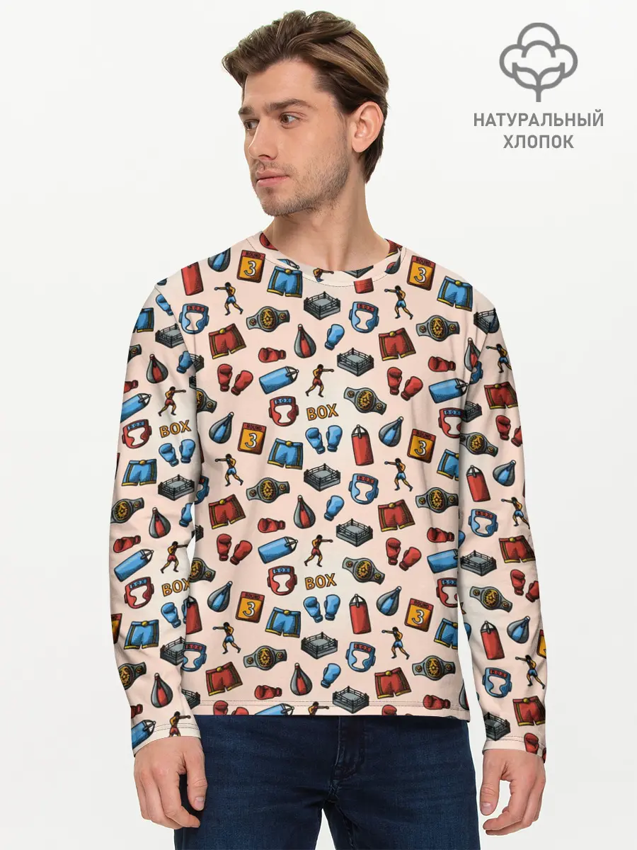 Мужской лонгслив базовый / Box (P007_P004ooo2920763, P004ooo2920763)