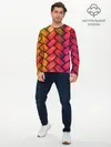 Мужской лонгслив базовый / Colorful weave (P007_P004ooo2922581, P004ooo2922581)