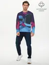 Мужской лонгслив базовый / Daft Punk (P007_P004ooo2922639, P004ooo2922639)