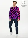 Мужской лонгслив базовый / Похоже на зебру (P007_P004ooo2925991, P004ooo2925991)