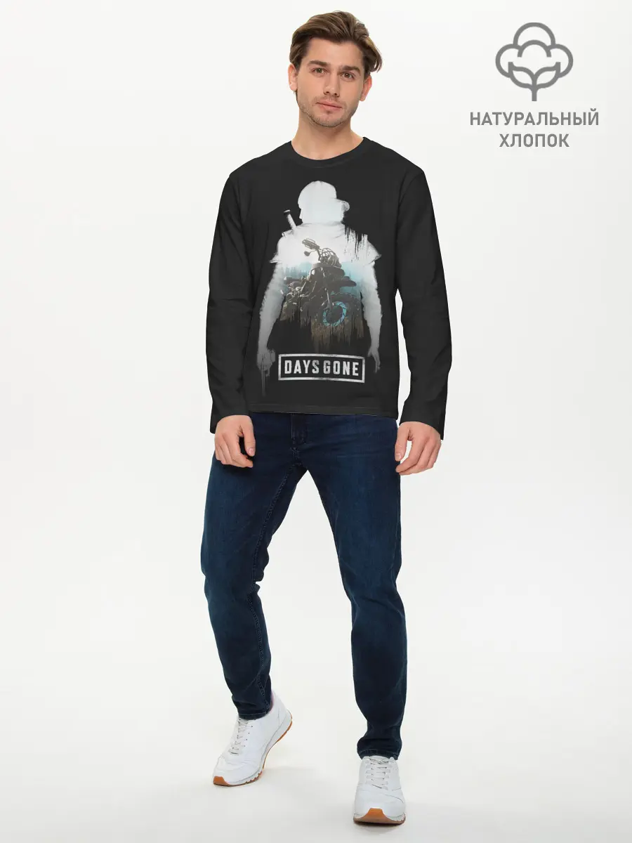 Мужской лонгслив базовый / Days gone силуэт Дикона (P007_P004ooo2926877, P004ooo2926877)