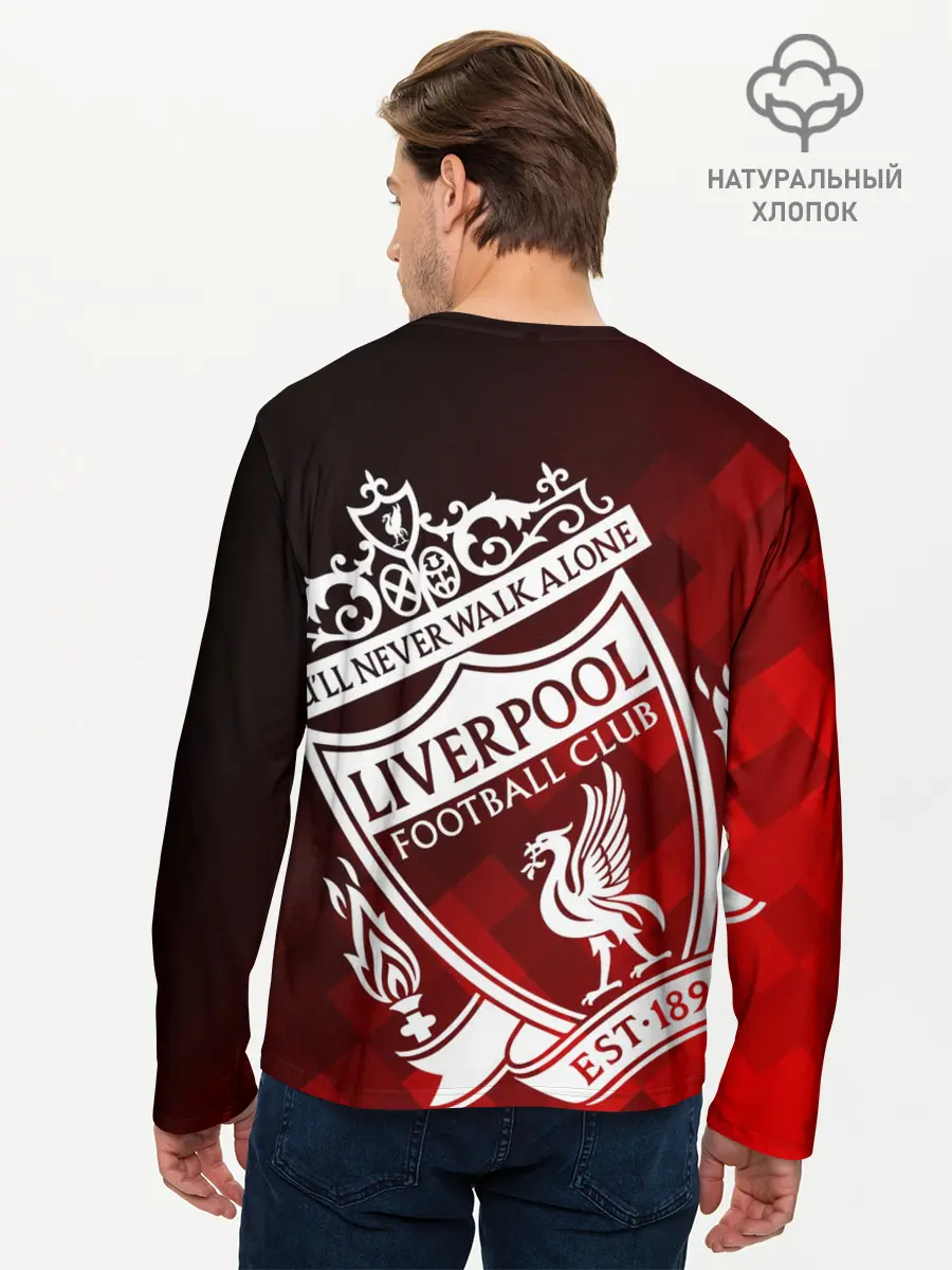 Мужской лонгслив базовый / LIVERPOOL / ЛИВЕРПУЛЬ (P007_P004ooo2927153, P004ooo2927153)