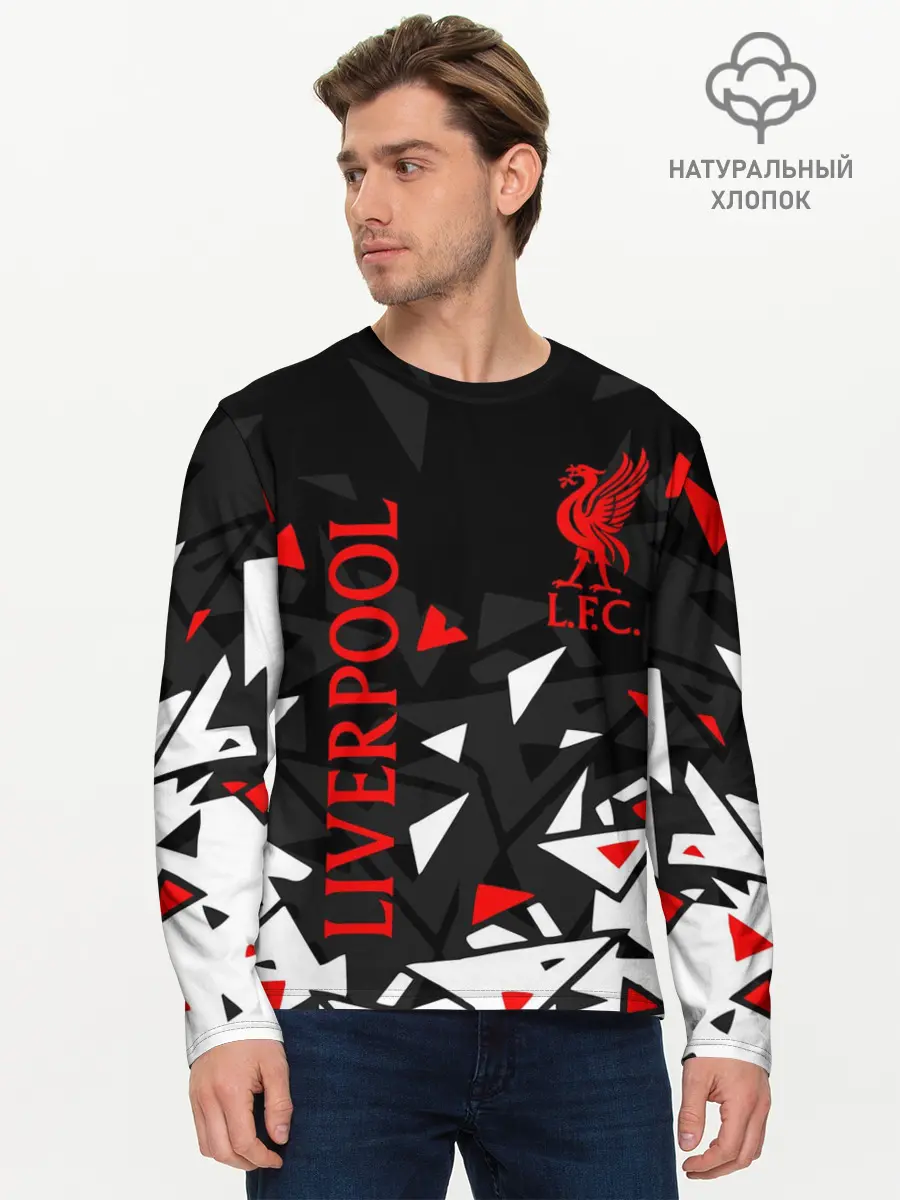 Мужской лонгслив базовый / LIVERPOOL / ЛИВЕРПУЛЬ (P007_P004ooo2927135, P004ooo2927135)