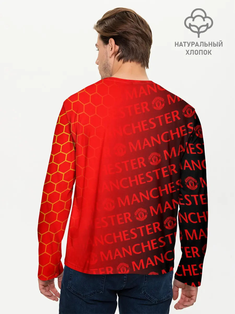 Мужской лонгслив базовый / МАНЧЕСТЕР / MANCHESTER UNITED (P007_P004ooo2927573, P004ooo2927573)