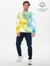 Мужской лонгслив базовый / Coloful Smoke (P007_P004ooo2928187, P004ooo2928187)