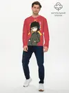 Мужской лонгслив базовый / Катюша (P007_P004ooo2928383, P004ooo2928383)