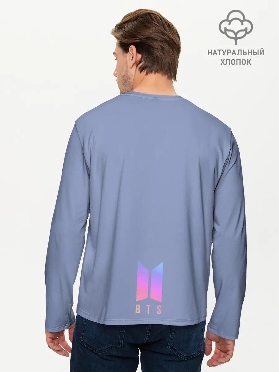 Мужской лонгслив базовый / Kim Seokjin (P007_P004ooo2928791, P004ooo2928791)