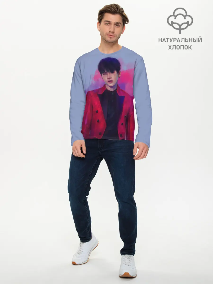 Мужской лонгслив базовый / Kim Seokjin (P007_P004ooo2928791, P004ooo2928791)