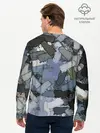 Мужской лонгслив базовый / Patchwork (P007_P004ooo2928535, P004ooo2928535)