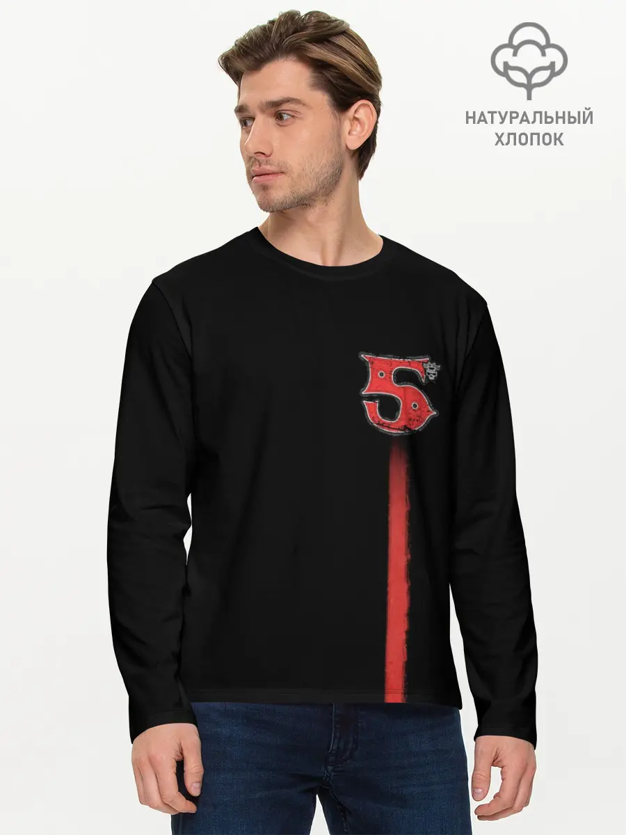 Мужской лонгслив базовый / 5FDP Rit Crew (P007_P004ooo2929053, P004ooo2929053)