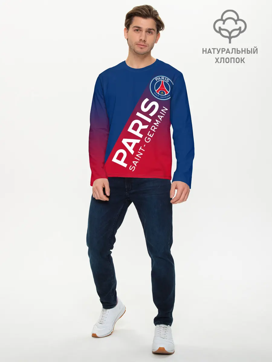 Мужской лонгслив базовый / ФК ПСЖ / PARIS SAINT GERMAIN (P007_P004ooo2929989, P004ooo2929989)