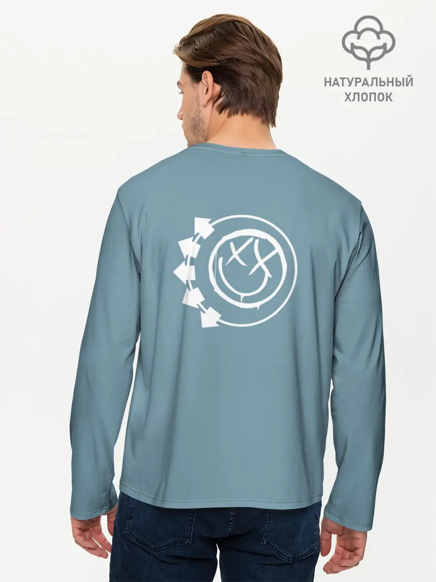 Мужской лонгслив базовый / Blink 182 (P007_P004ooo2930047, P004ooo2930047)