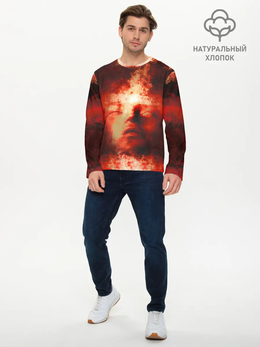 Мужской лонгслив базовый / Озарение (P007_P004ooo2930325, P004ooo2930325)