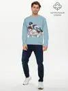 Мужской лонгслив базовый / BTS in cup (P007_P004ooo2930403, P004ooo2930403)