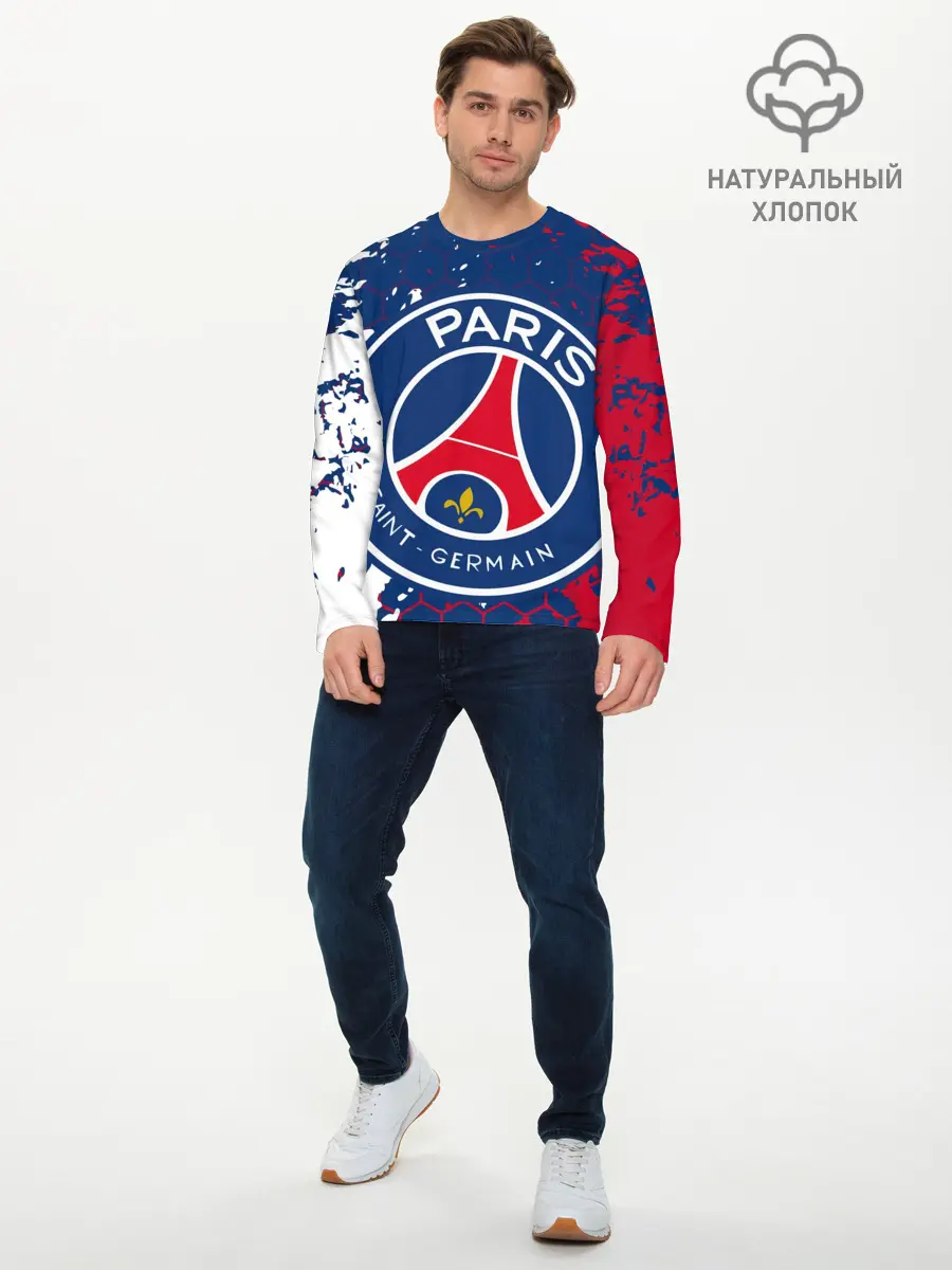 Мужской лонгслив базовый / ФК ПСЖ / FC PSG / PARIS SG (P007_P004ooo2930173, P004ooo2930173)