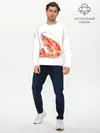 Мужской лонгслив базовый / креветка (P007_P004ooo2930907, P004ooo2930907)