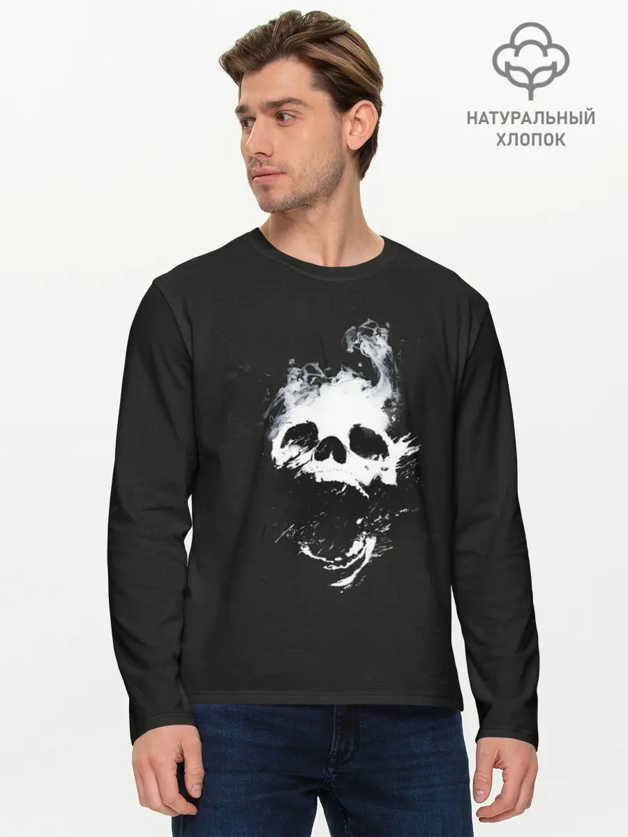 Мужской лонгслив базовый / Невероятное зло (P007_P004ooo2931919, P004ooo2931919)