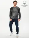 Мужской лонгслив базовый / Потертости (P007_P004ooo2931499, P004ooo2931499)