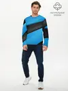 Мужской лонгслив базовый / Blue Sport Style (P007_P004ooo2931789, P004ooo2931789)