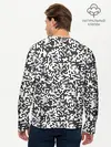 Мужской лонгслив базовый / Пиксельный Узор (P007_P004ooo2932281, P004ooo2932281)