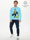 Мужской лонгслив базовый / Invincible / Неуязвимый (P007_P004ooo2932327, P004ooo2932327)