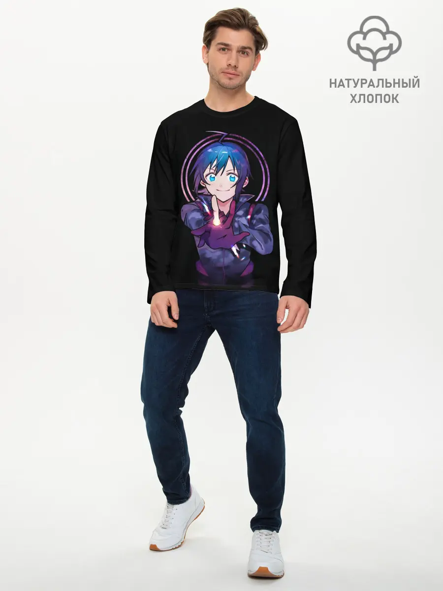 Мужской лонгслив базовый / Iruma-kun (P007_P004ooo2933103, P004ooo2933103)