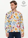 Мужской лонгслив базовый / Славянская символика (P007_P004ooo2934041, P004ooo2934041)