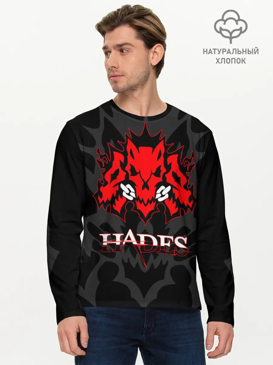 Мужской лонгслив базовый / Hades (P007_P004ooo2933771, P004ooo2933771)