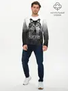 Мужской лонгслив базовый / ЛЕС МОЙ ХРАМ / ВОЛК (P007_P004ooo2933827, P004ooo2933827)