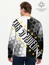 Мужской лонгслив базовый / JUVENTUS / ЮВЕНТУС / ЗВЕЗДЫ (P007_P004ooo2935387, P004ooo2935387)