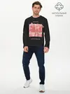 Мужской лонгслив базовый / Pink blank (P007_P004ooo2935431, P004ooo2935431)