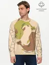 Мужской лонгслив базовый / Рыбы. Знаки зодиака, море (P007_P004ooo2937061, P004ooo2937061)