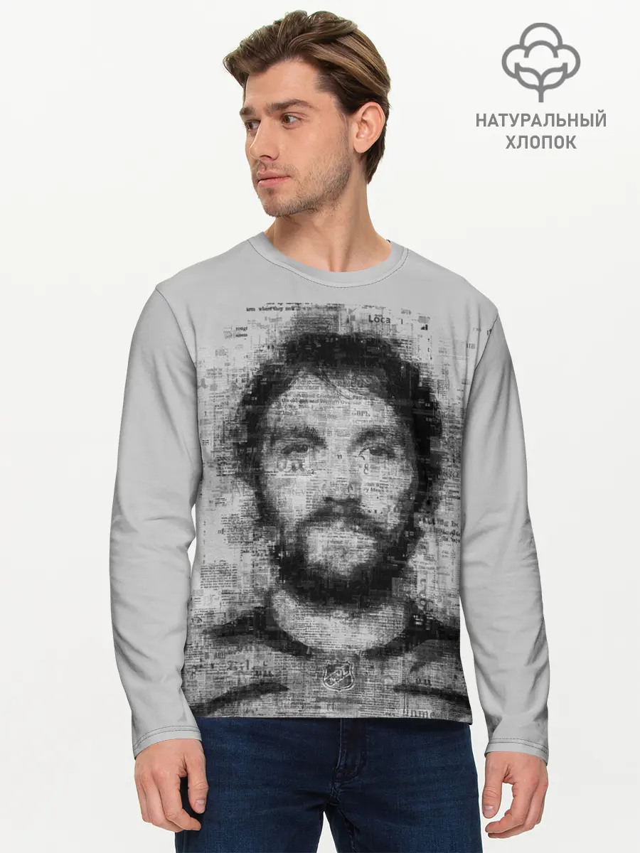 Мужской лонгслив базовый / АЛЕКСАНДР ОВЕЧКИН (P007_P004ooo2937227, P004ooo2937227)
