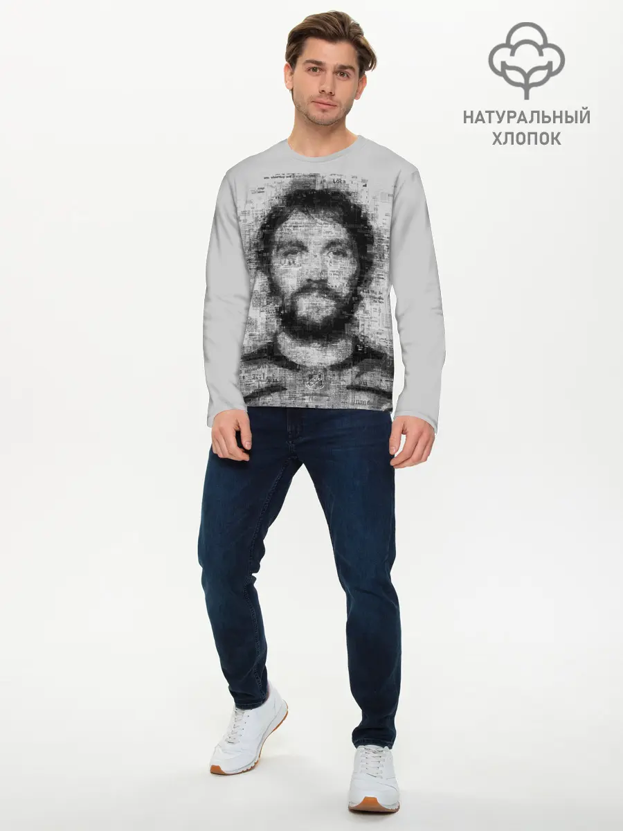 Мужской лонгслив базовый / АЛЕКСАНДР ОВЕЧКИН (P007_P004ooo2937227, P004ooo2937227)